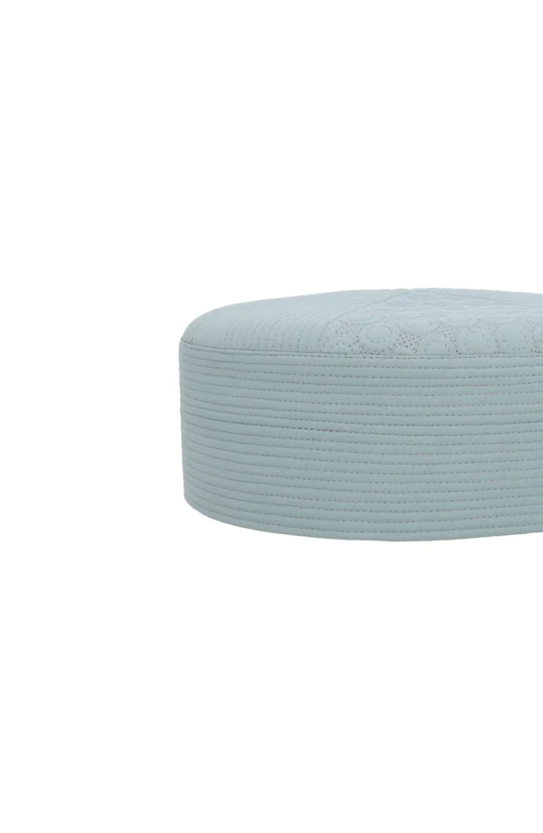 LIGHT TURQUOISE MEN PRAYER CAP WASH N WEAR