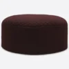 Maroon Kufi Prayer Cap For Men