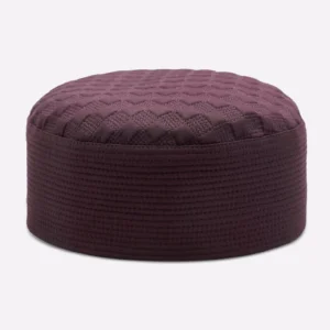Maroon Namaz Cap For Men