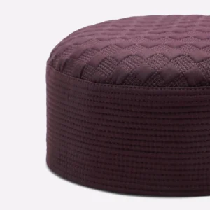 Maroon Namaz Cap For Men