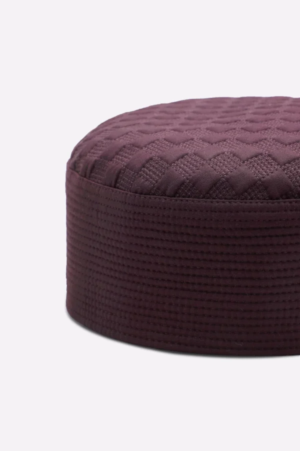Maroon Namaz Cap For Men