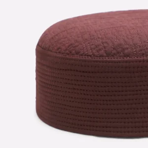 Maroon Prayer Cap For Men