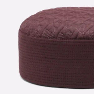 Maroon Prayer Cap For Men