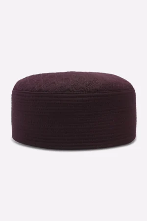 Maroon Prayer Caps For Men