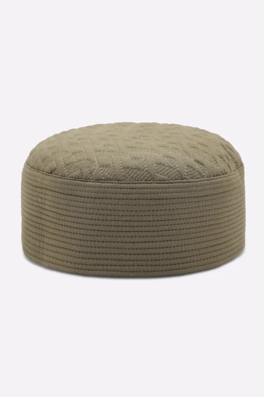 Olive Prayer Cap For Men