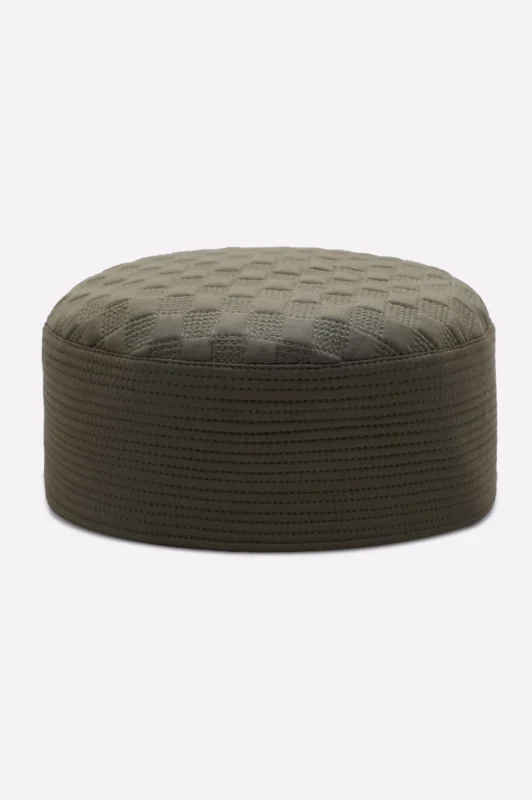 Olive Prayer Cap For Men