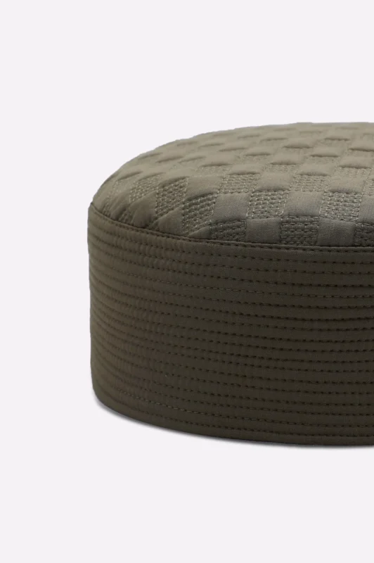 Olive Prayer Cap For Men