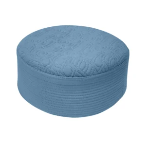 STEEL BLUE MEN PRAYER CAP WASH N WEAR