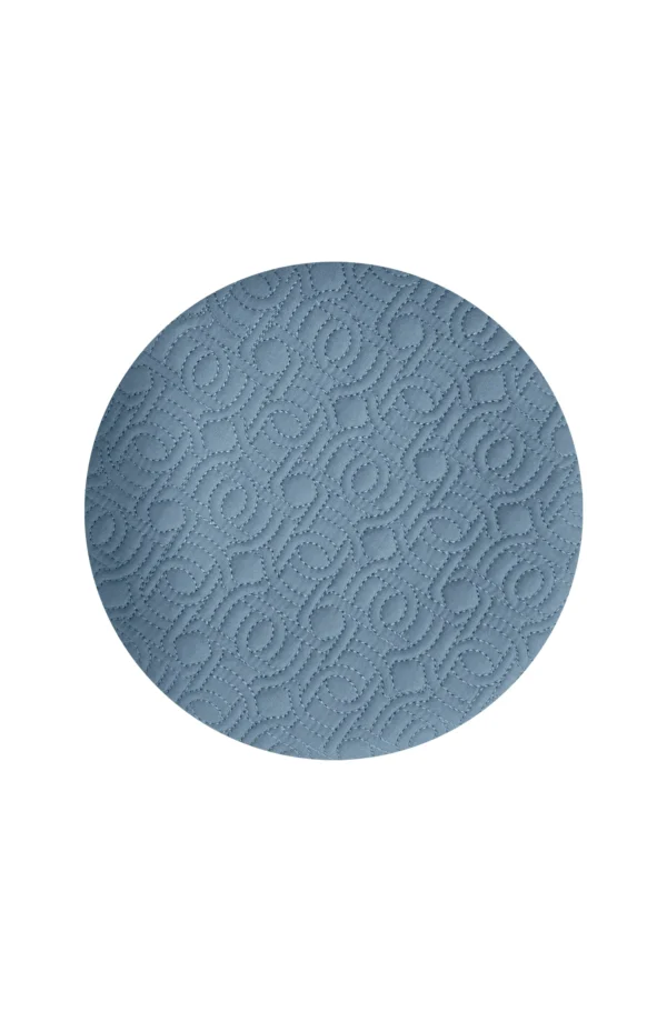 STEEL BLUE MEN PRAYER CAP WASH N WEAR