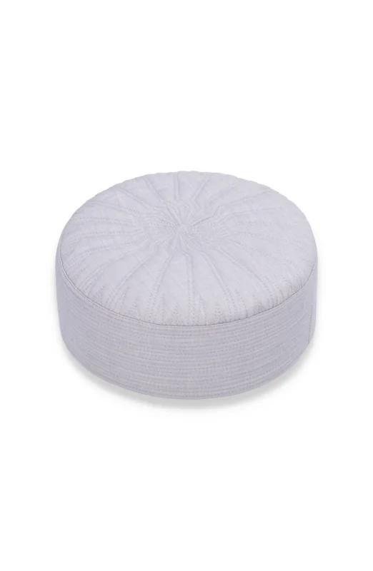 STONE GREY MEN PRAYER CAP WASH N WEAR