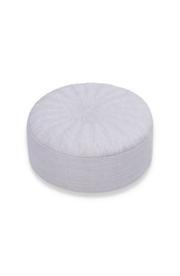 STONE GREY MEN PRAYER CAP WASH N WEAR