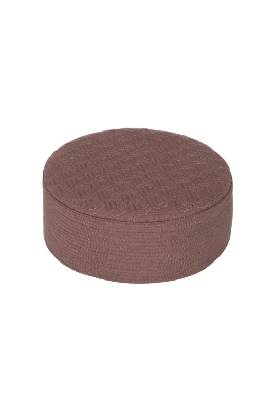 TEA PINK MEN PRAYER CAP WASH N WEAR