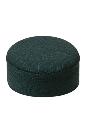 TEAL MEN PRAYER CAP WASH N WEAR
