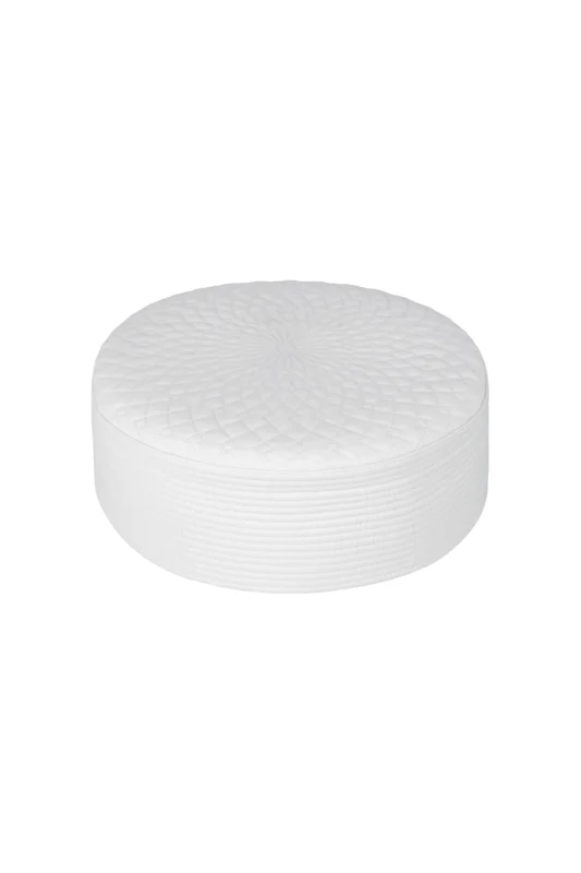 WHITE MEN NAMAZ CAP WASH N WEAR