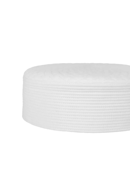 WHITE MEN NAMAZ CAP WASH N WEAR