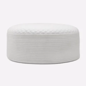 White Kufi Namaz Cap For Men