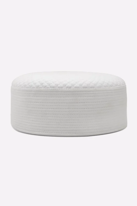 White Kufi Namaz Cap For Men