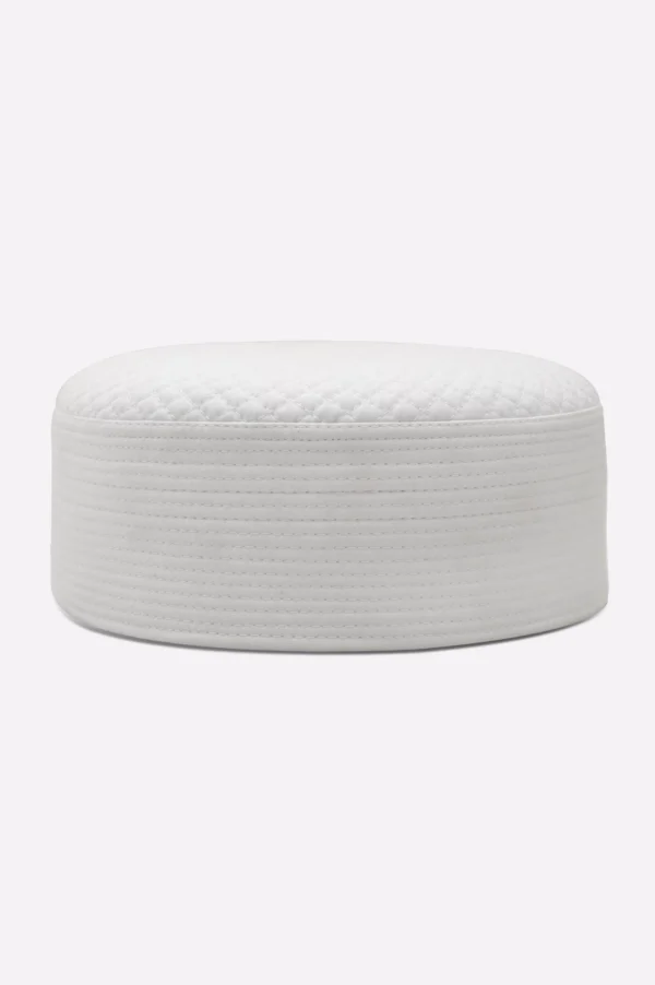 White Kufi Namaz Cap For Men