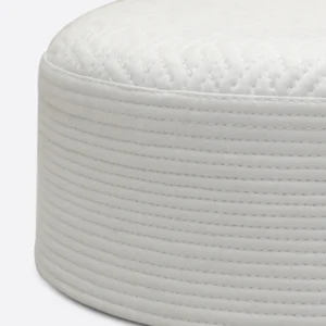 White Kufi Prayer Cap For Men