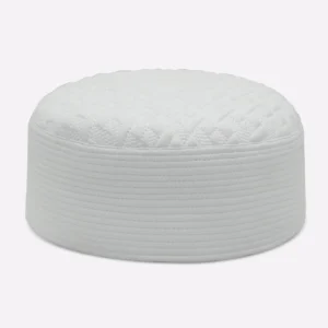 White Namaz Cap For Men