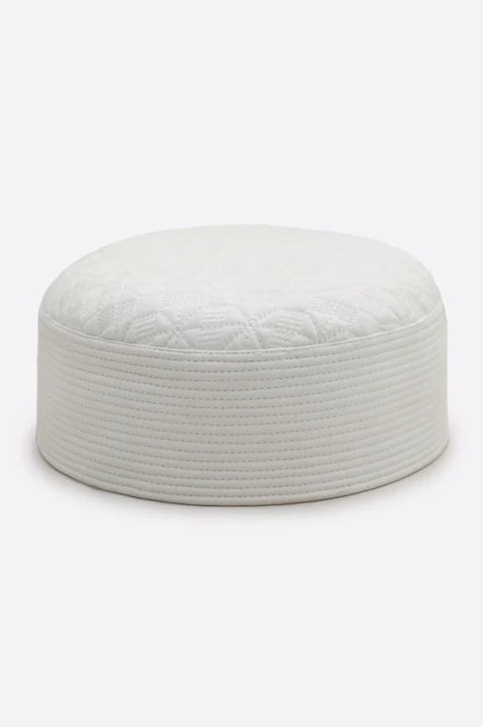White Prayer Cap For Men