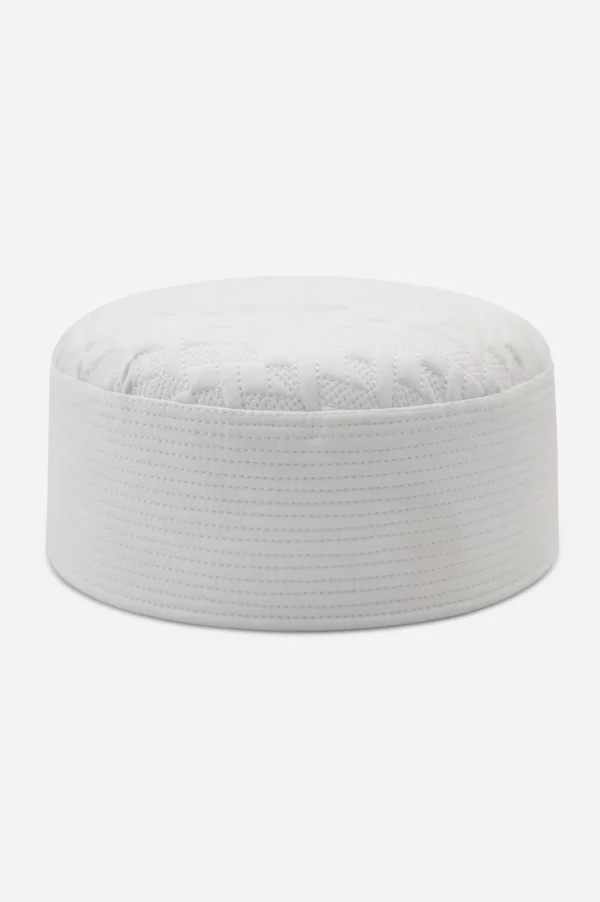 White Prayer Cap For Men