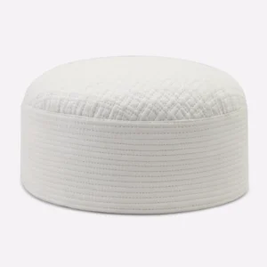 White Prayer Cap For Men