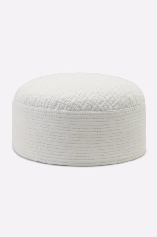 White Prayer Cap For Men