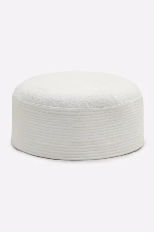 White Prayer Cap For Men