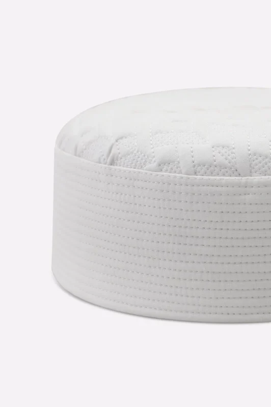 White Prayer Cap For Men