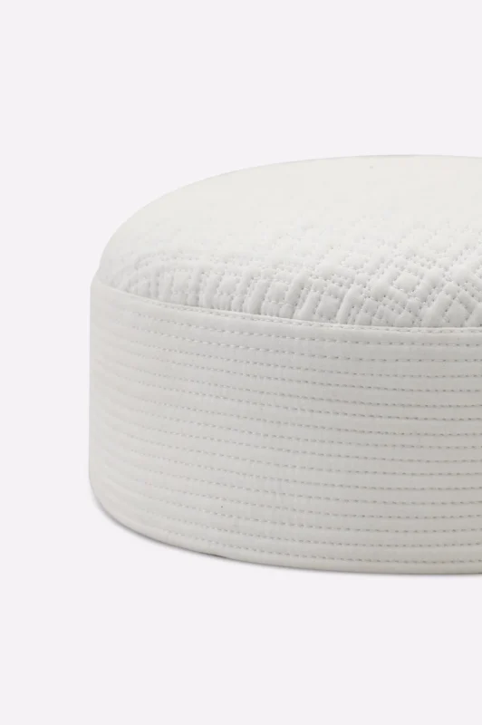 White Prayer Cap For Men