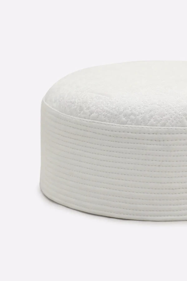 White Prayer Cap For Men