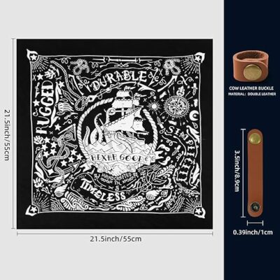 100% cotton Bandana Neck Scarf for Men & Women