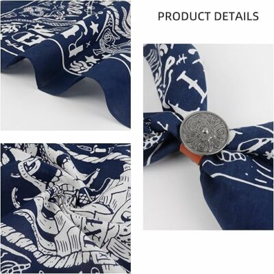 100% cotton Bandana Neck Scarf for Men & Women