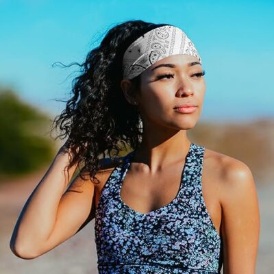 Suddora Paisley Print Bandana Headband