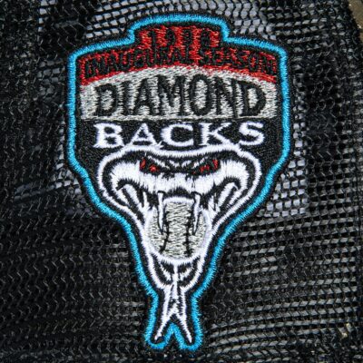 A-FRAME ARIZONA DIAMONDBACKS INAUGURAL PATCH SNAKEHEAD SNAPBACK TRUCKER HAT