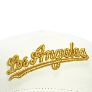 A-FRAME LOS ANGELES DODGERS 1984 OLYMPIC STADIUM PATCH SCRIPT SNAPBACK HAT