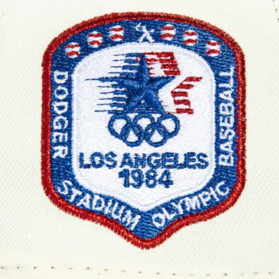 A-FRAME LOS ANGELES DODGERS 1984 OLYMPIC STADIUM PATCH SCRIPT SNAPBACK HAT