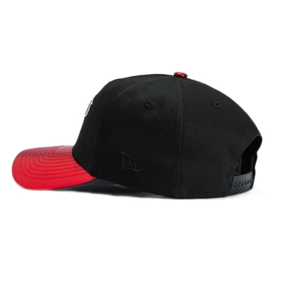 A-FRAME LOS ANGELES DODGERS 50TH ANNIVERSARY STADIUM PATCH SNAPBACK SCRIPT HAT