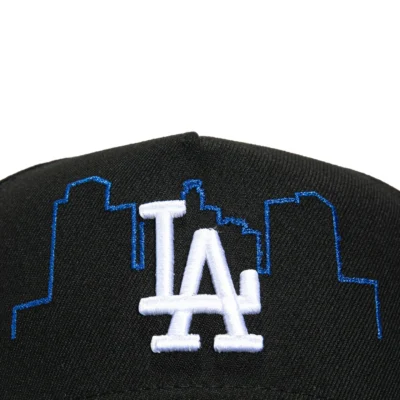 A-FRAME LOS ANGELES DODGERS SKYLINE SNAPBACK HAT