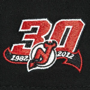 A-FRAME PATENT NEW JERSEY DEVILS 30TH ANNIVERSARY PATCH SNAPBACK HAT