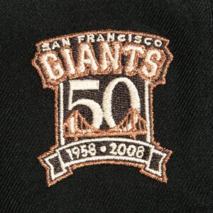 A-FRAME SAN FRANCISCO GIANTS 50TH ANNIVERSARY PATCH SNAPBACK HAT