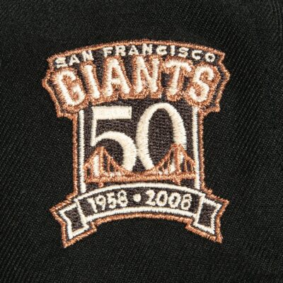 A-FRAME SAN FRANCISCO GIANTS 50TH ANNIVERSARY PATCH SNAPBACK HAT
