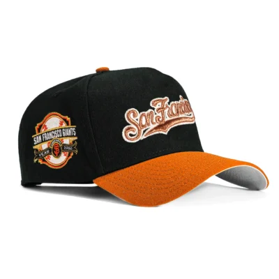 A-FRAME SAN FRANCISCO GIANTS INAUGURAL PATCH SNAPBACK SCRIPT HAT