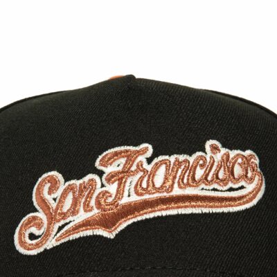 A-FRAME SAN FRANCISCO GIANTS INAUGURAL PATCH SNAPBACK SCRIPT HAT