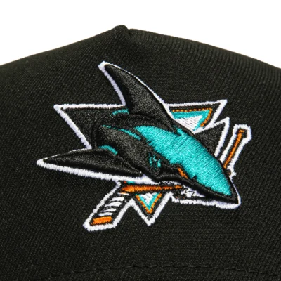 A-FRAME SAN JOSE SHARKS 30TH ANNIVERSARY PATCH SNAPBACK HAT