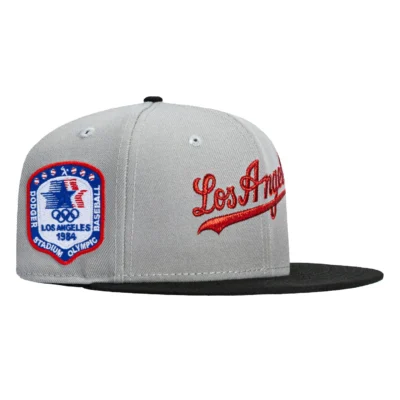 AMUSEMENT PARK LOS ANGELES DODGERS 1984 OLYMPIC STADIUM PATCH SCRIPT HAT