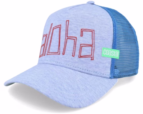Aloha Jersey Blue Coastal Trucker - Coastal