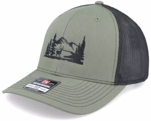 Buck Nature Silhouette 112 Split LodenBlack Trucker - Wild Spirit