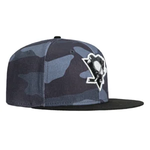 CAMO VIZE PITTSBURGH PENGUINS GLOW IN THE DARK HAT